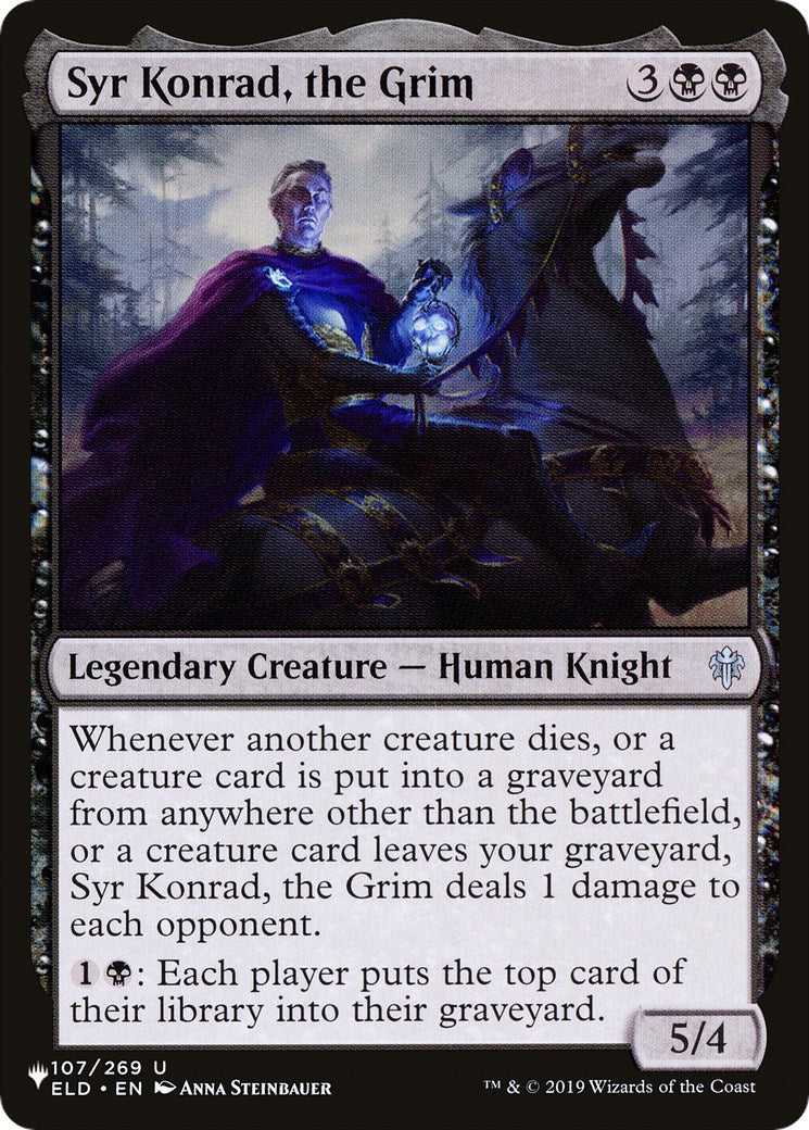 Syr Konrad, the Grim LIST - 107/269