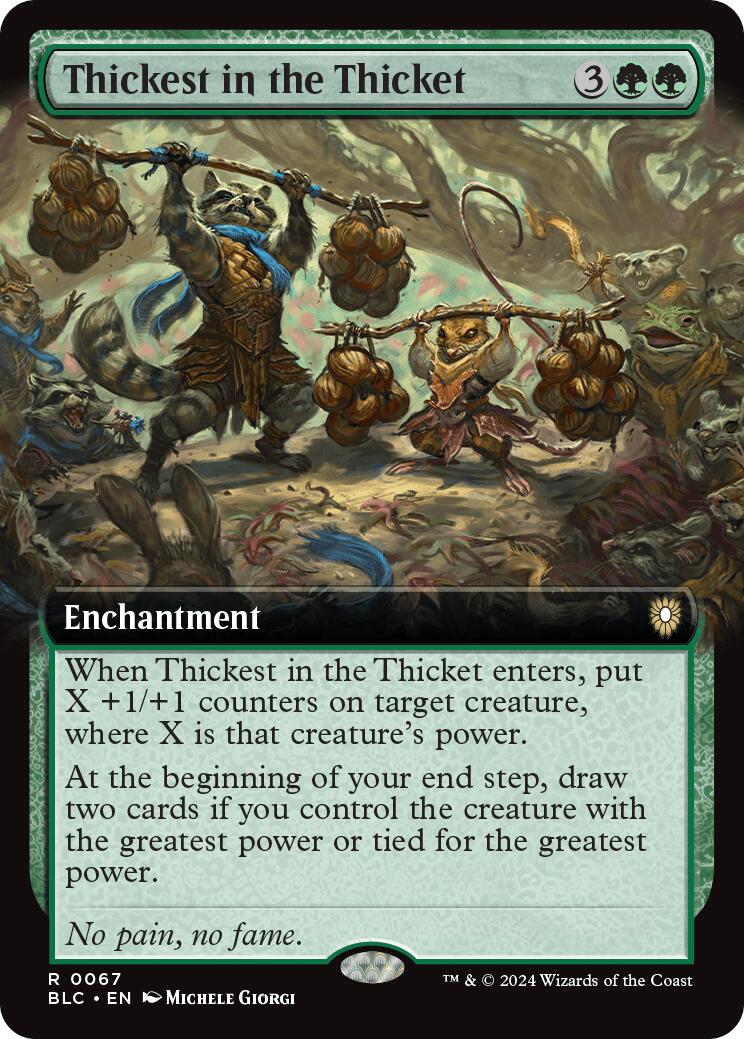 Thickest in the Thicket (Extended Art) BLC - 67