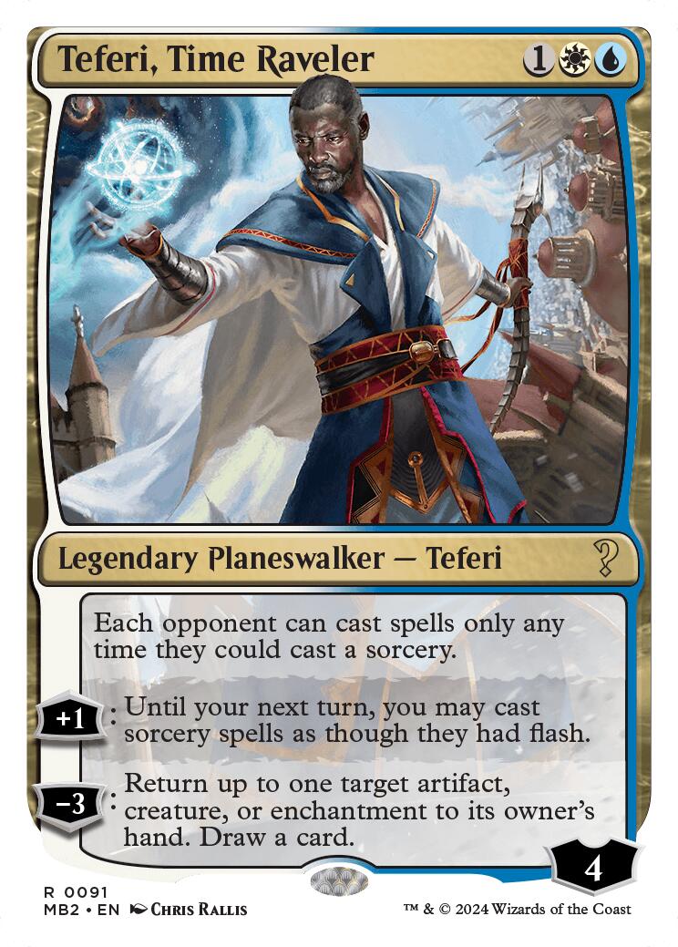 Teferi, Time Raveler (White Border) MB2 - 91
