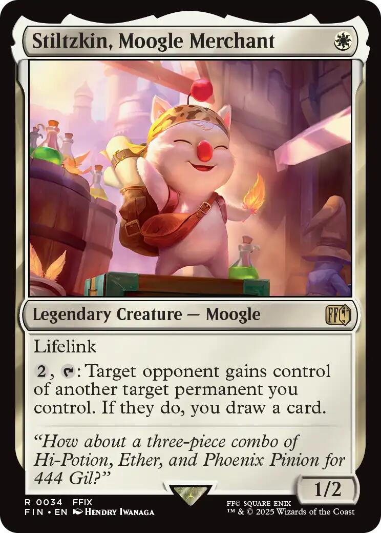 Stiltzkin, Moogle Merchant FIN - 34