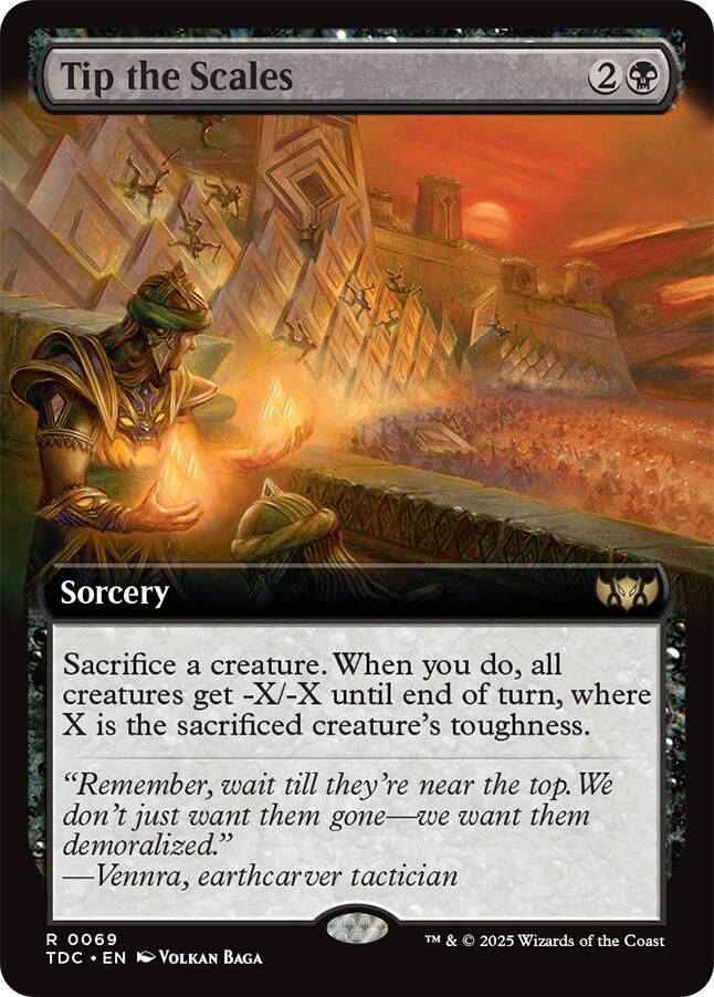 Tip the Scales (Extended Art) TDC - 69