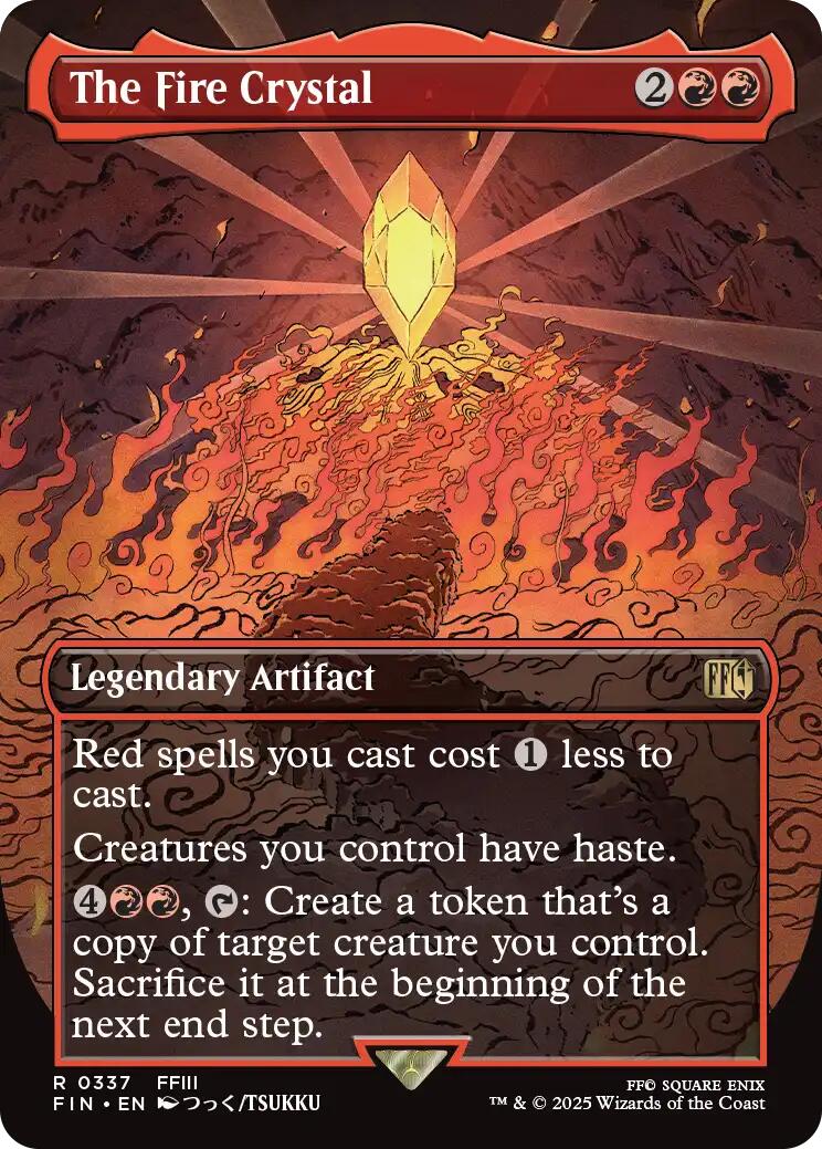 The Fire Crystal (Borderless) FIN - 337