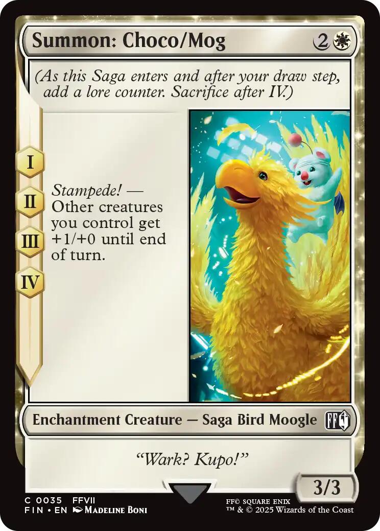 Summon: Choco/Mog FIN - 35