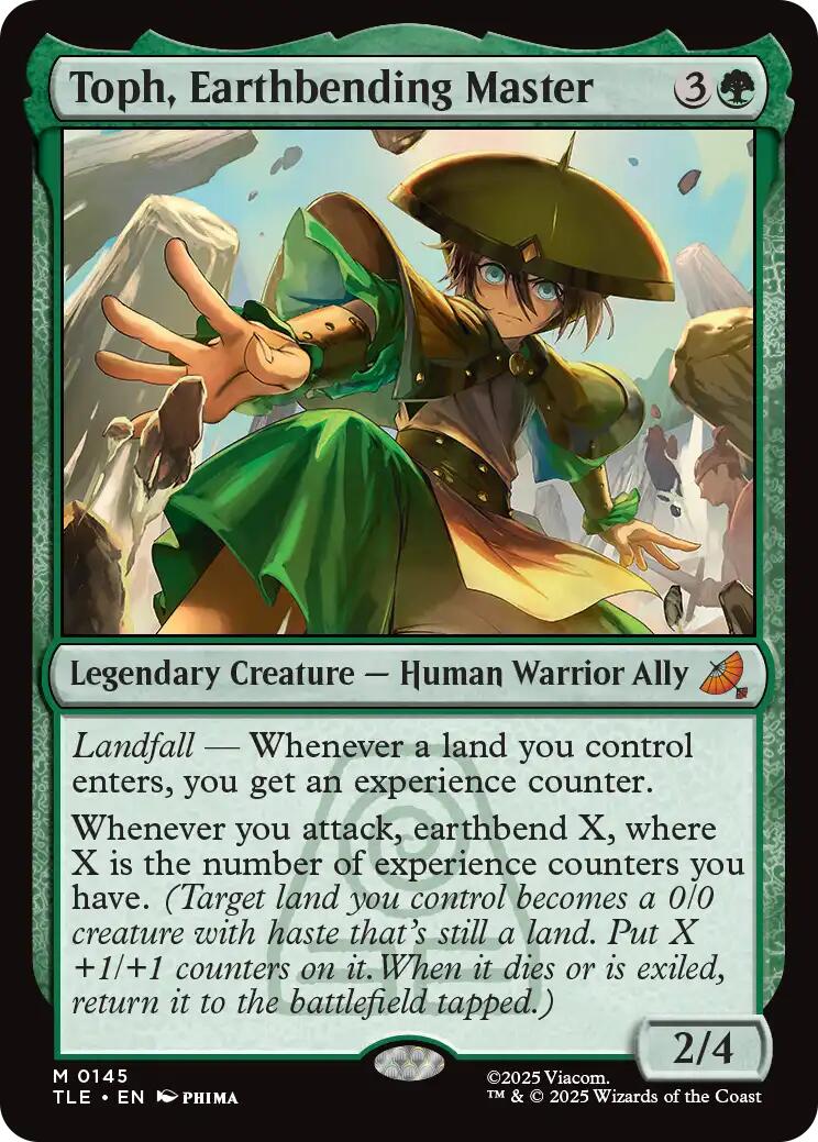 Toph, Earthbending Master TLE - 145