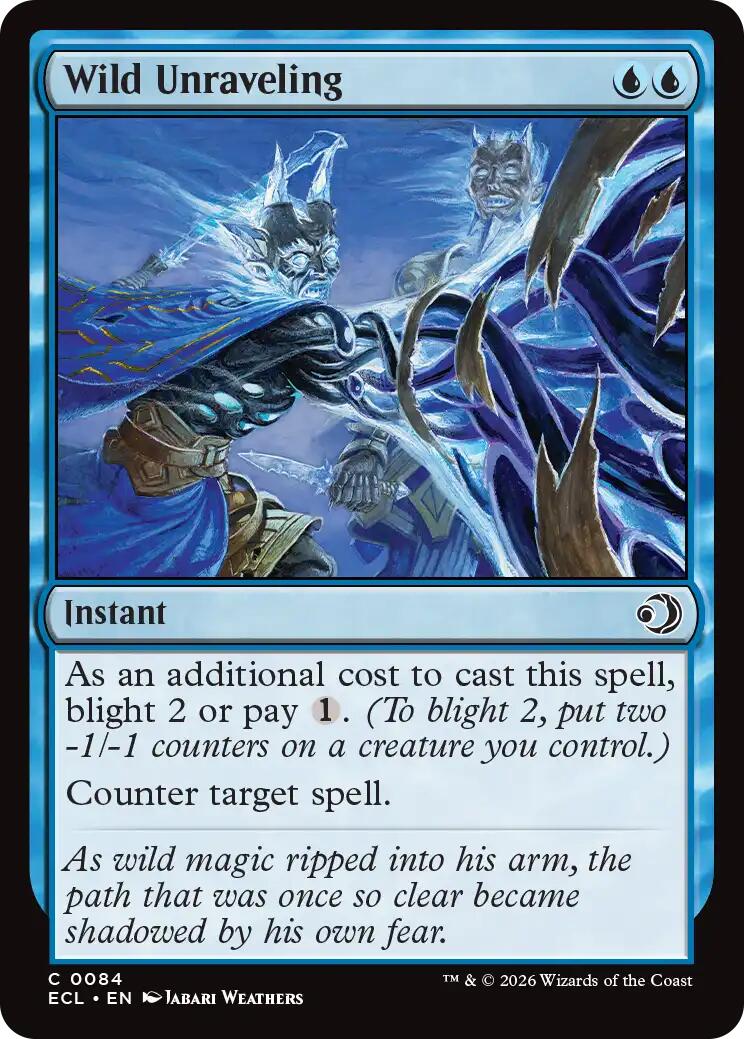 Wild Unraveling ECL - 84