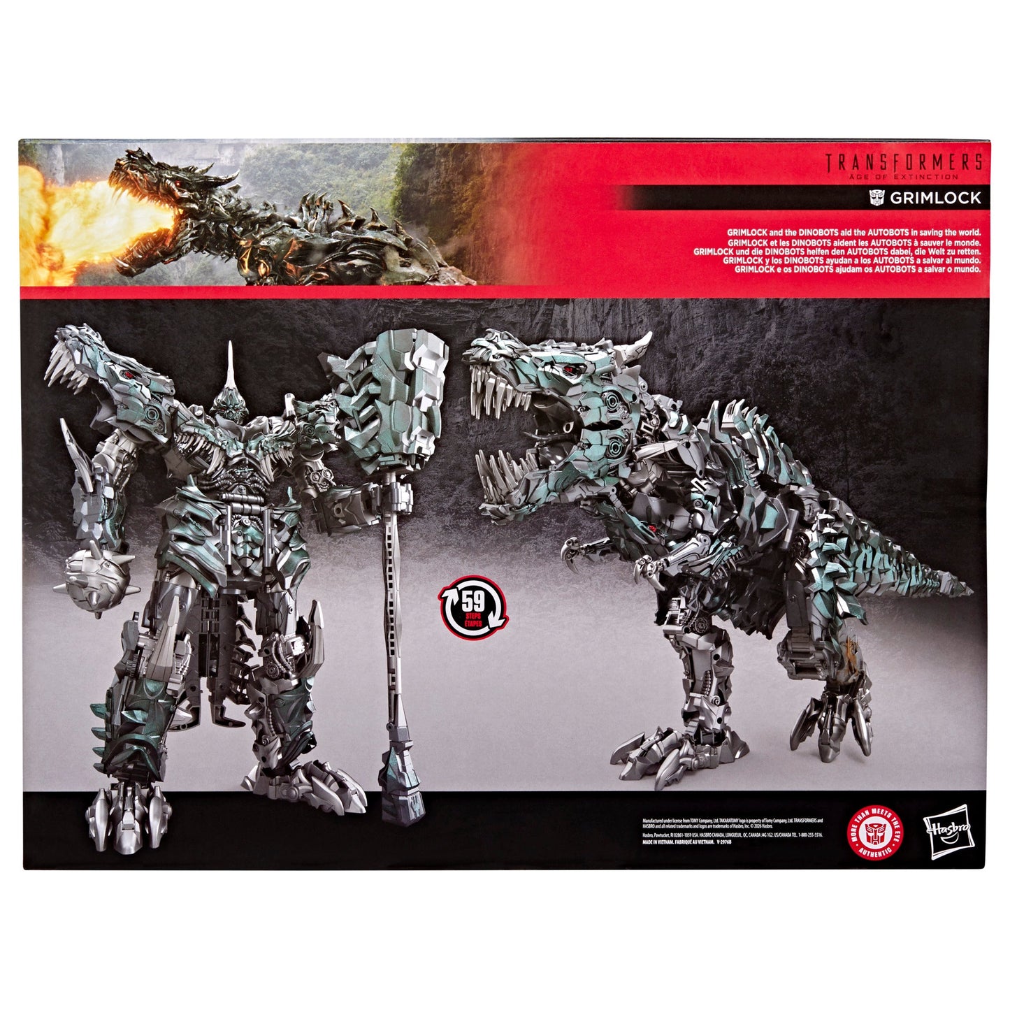Transformers Age of Extinction Titan Class Grimlock (Preorder Oct 2026)