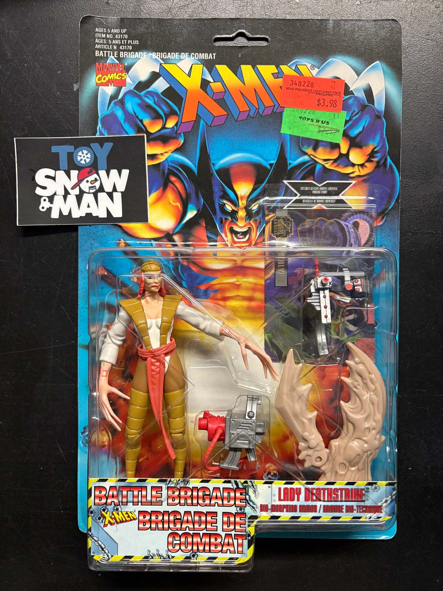 Toy Biz Marvel Comics X-Men Battle Brigade Lady Deathstrike