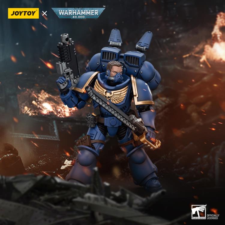 Warhammer 40K - Ultramarines - Jump Pack Intercessors Intercessor 1 - 1/18 Scale Action Figure