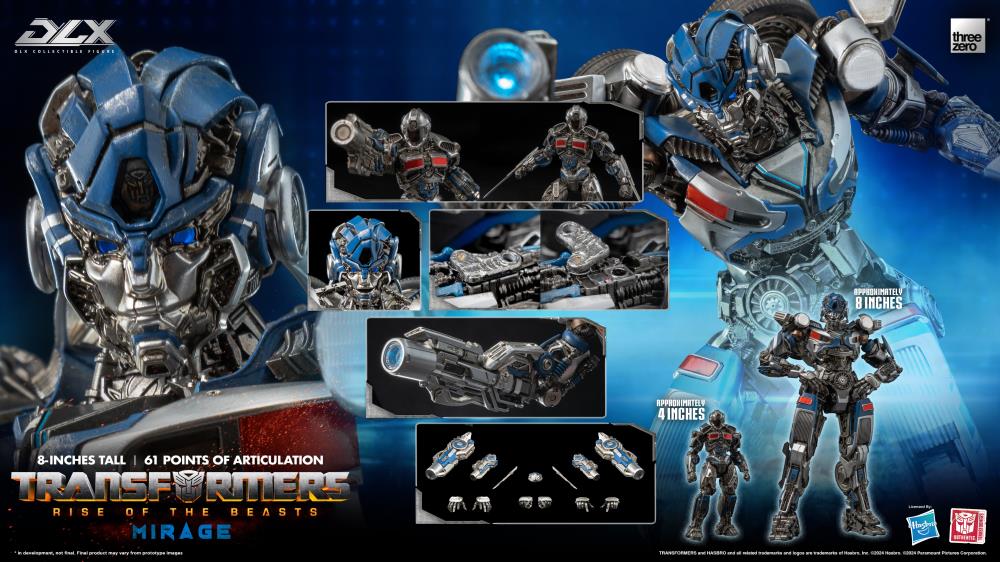 Transformers: Rise of the Beasts DLX Scale Collectible Series Mirage (preorder Q2 2025)