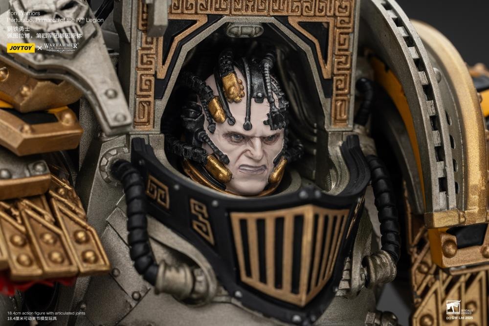 Warhammer 40K - The Horus Heresy - Iron Warriors - Perturabo, Primarch of the IVth Legion 1/18 Scale Action Figure