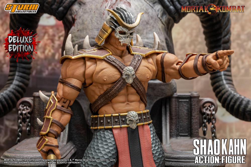 Storm Collectibles - Mortal Kombat Shao Kahn - Deluxe - 1/12 Scale (Sub-Par Packaging)