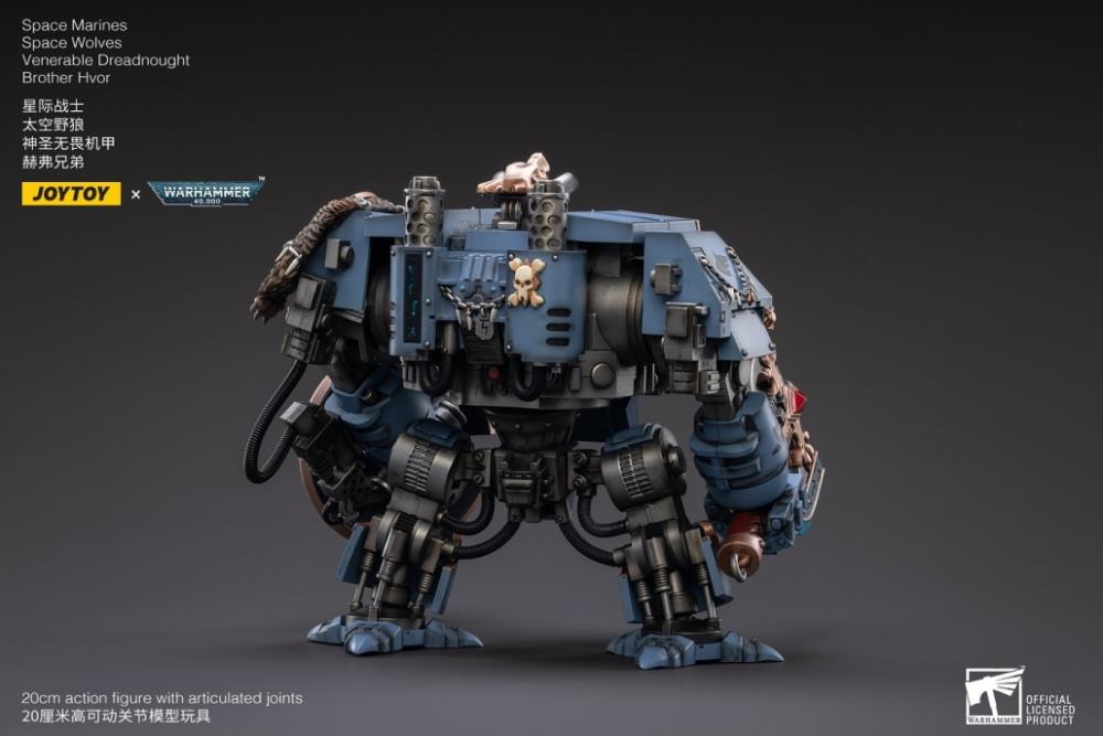 Warhammer 40K - Space Wolves - Venerable Dreadnought Brother Hvor