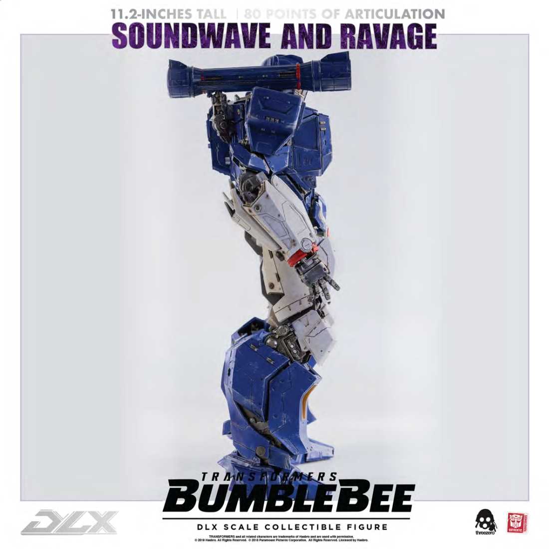 Threezero - Soundwave and Ravage Bumblebee Transformers DLX Scale Collectible