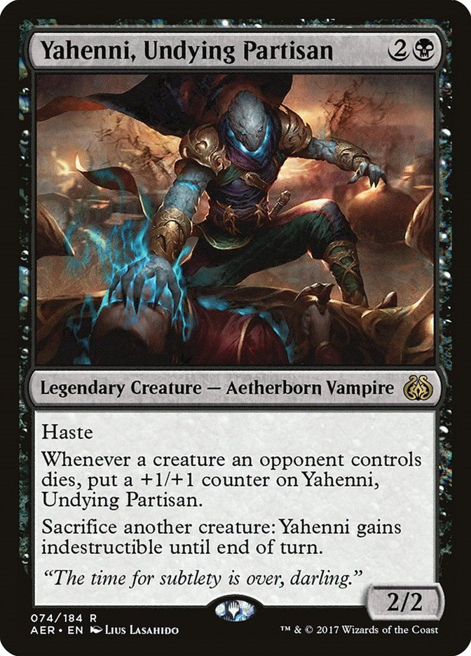Yahenni, Undying Partisan AER - 74