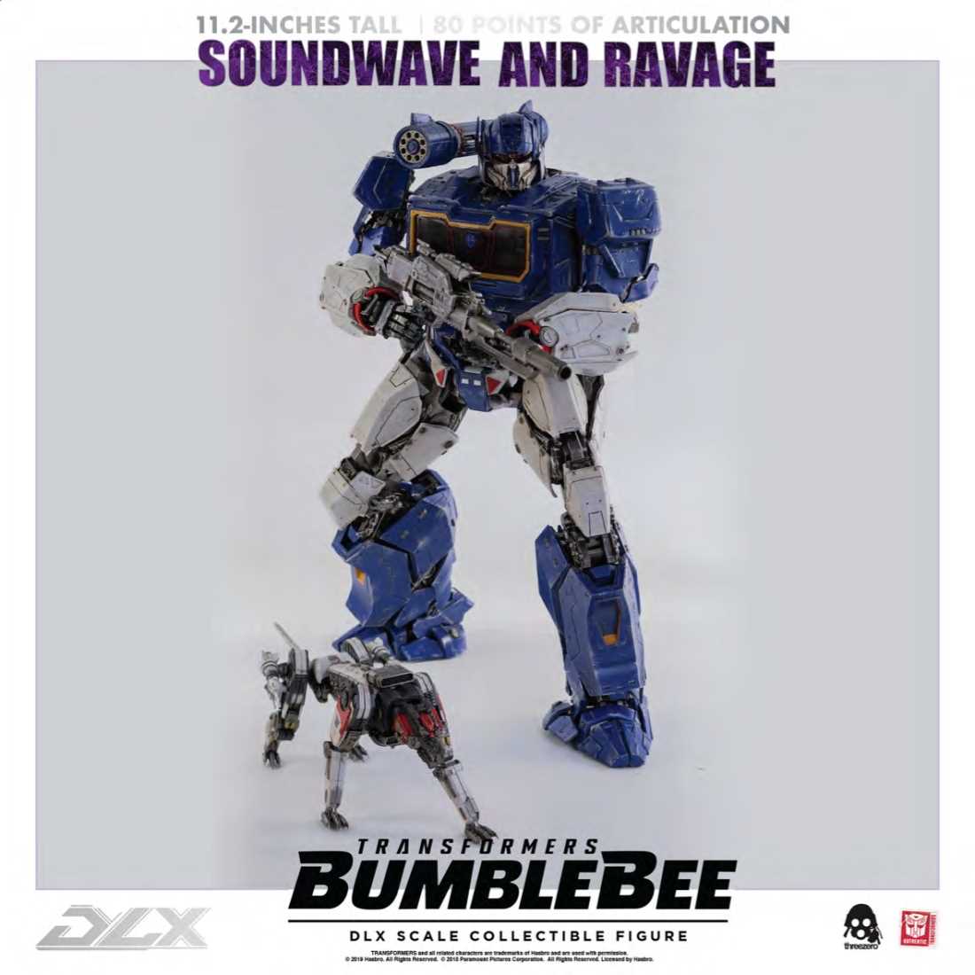 Threezero - Soundwave and Ravage Bumblebee Transformers DLX Scale Collectible