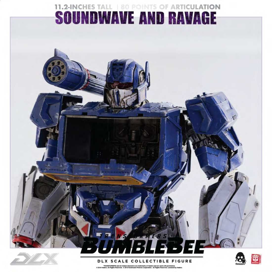 Threezero - Soundwave and Ravage Bumblebee Transformers DLX Scale Collectible