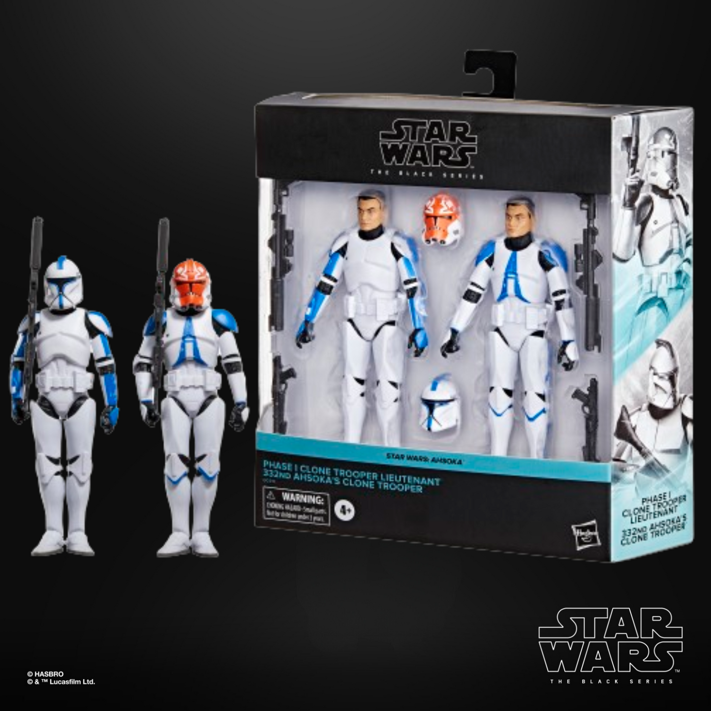 Star Wars The Black Series Clone Trooper Lieutenant & 332nd Ahsoka's Clone Trooper