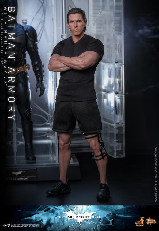 The Dark Knight Rises - Batman Armory with Bruce Wayne 1/6th Scale Collectible Figure - MMS702
