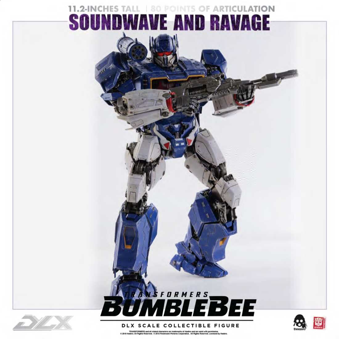 Threezero - Soundwave and Ravage Bumblebee Transformers DLX Scale Collectible