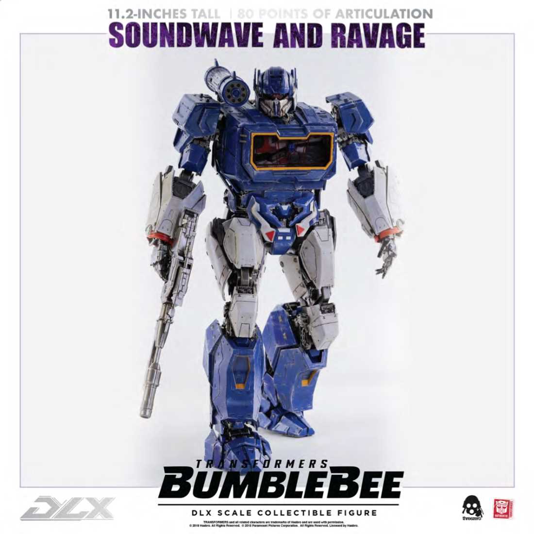 Threezero - Soundwave and Ravage Bumblebee Transformers DLX Scale Collectible