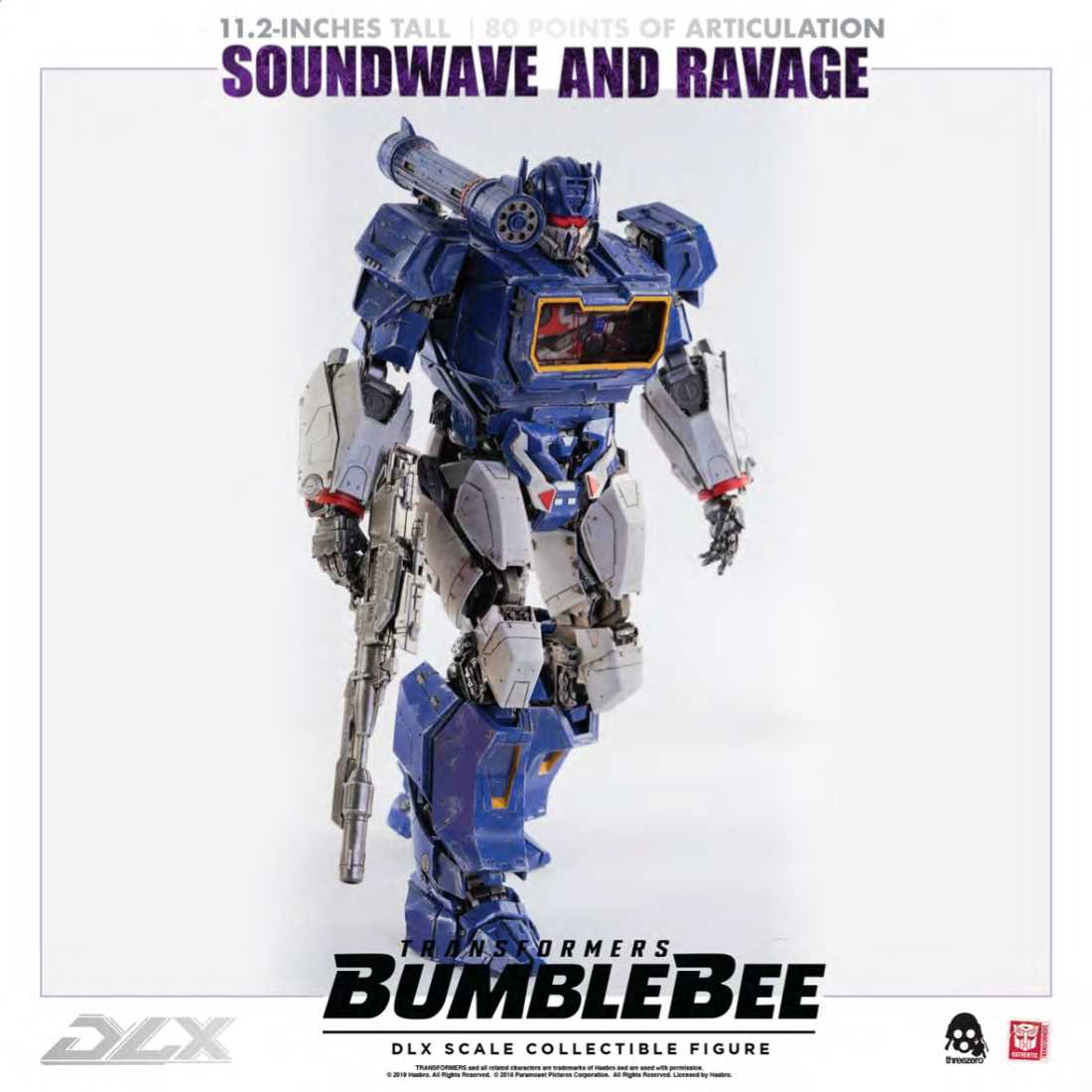 Threezero - Soundwave and Ravage Bumblebee Transformers DLX Scale Collectible