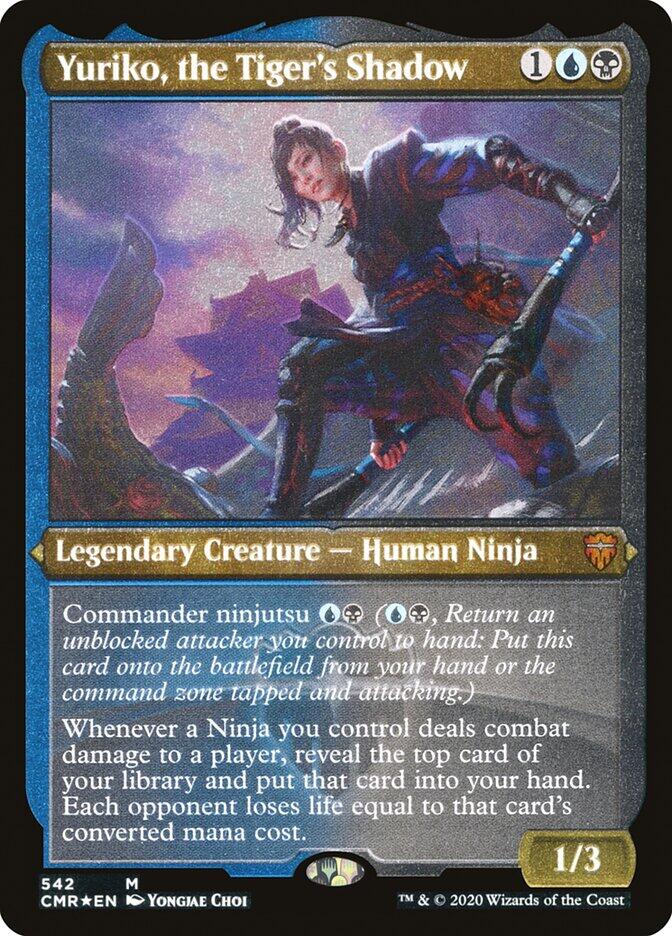 Yuriko, the Tiger's Shadow (Foil Etched) CMR - 542