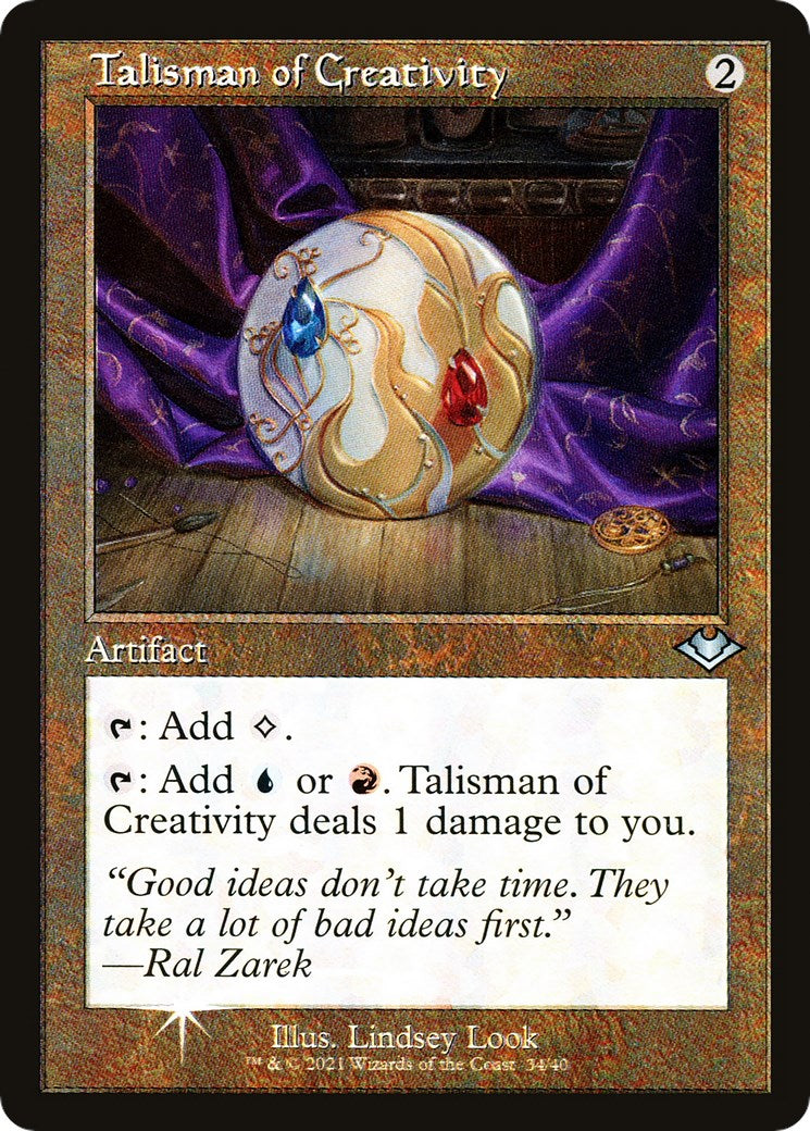 Talisman of Creativity (Retro Frame) MH1 - 34