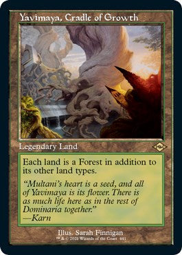Yavimaya, Cradle of Growth (Retro Frame) (Foil Etched) MH2 - 441