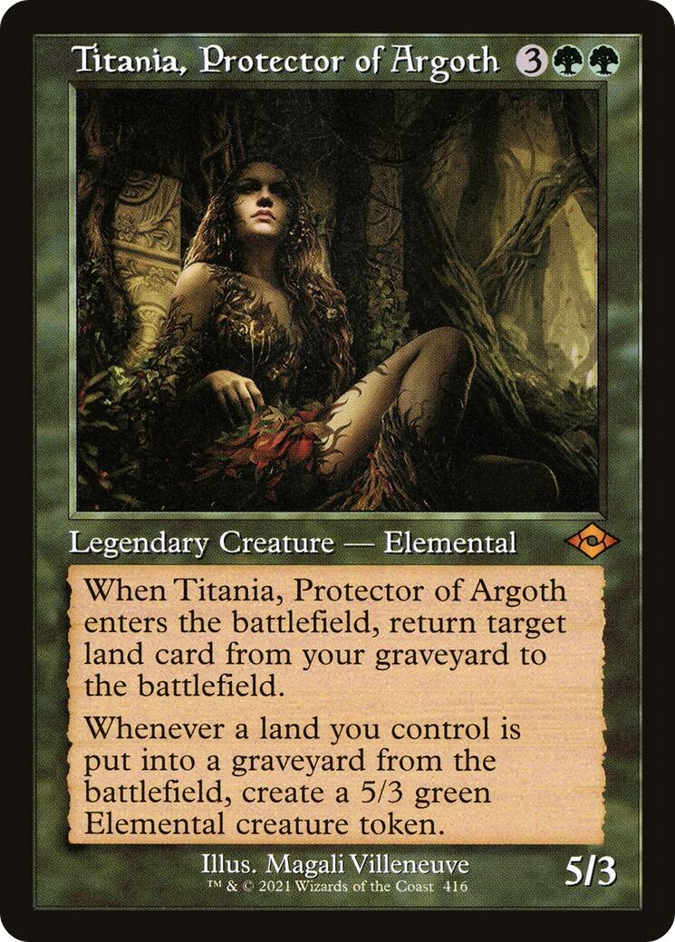 Titania, Protector of Argoth (Retro Frame) MH2 - 416