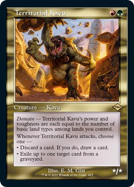Territorial Kavu (Retro Frame) (Foil Etched) MH2 - 425