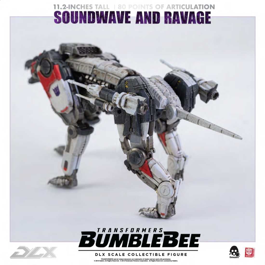 Threezero - Soundwave and Ravage Bumblebee Transformers DLX Scale Collectible