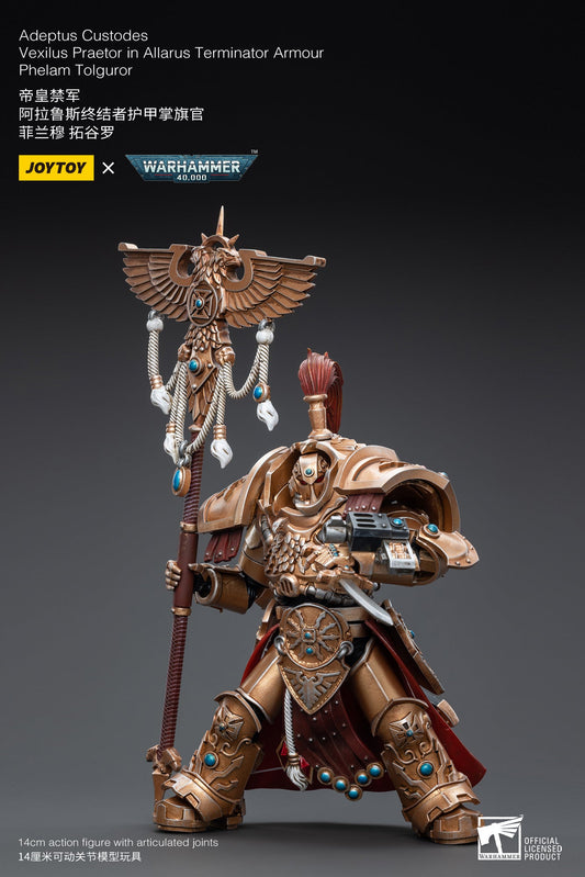Warhammer 40K - Adeptus Custodes -  Vexilus Praetor -  Allarus Terminator Armor - Phelam Tolguror