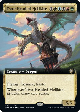 Two-Headed Hellkite (Extended Art) DMC - 90