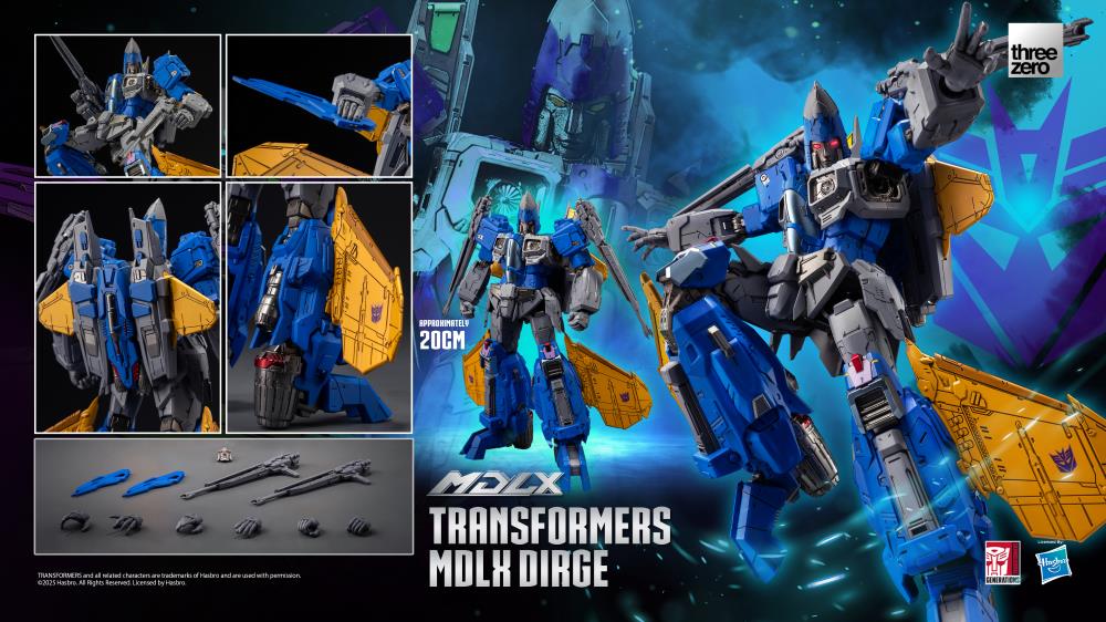 Transformers MDLX Articulated Figure Series Dirge (preorder Q4 2025)
