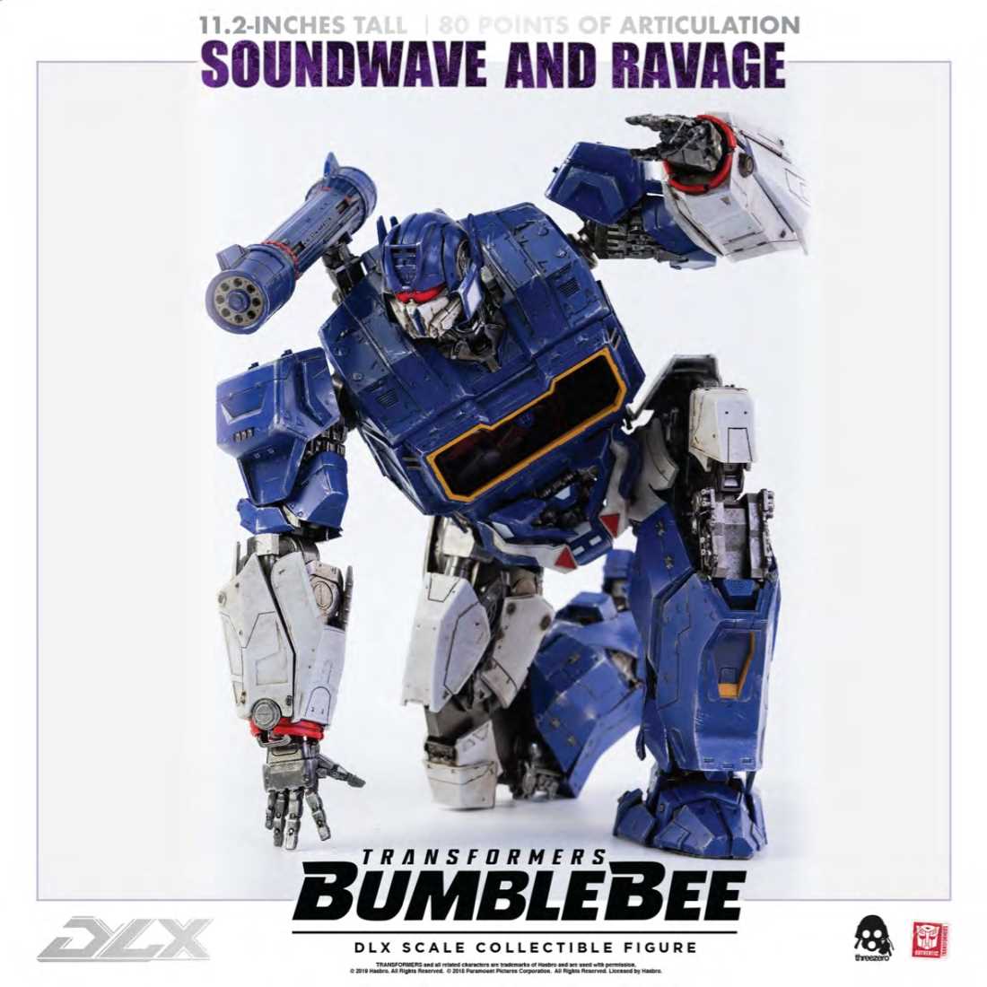 Threezero - Soundwave and Ravage Bumblebee Transformers DLX Scale Collectible