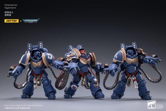 Warhammer 40K Space Marine - Ultramarine - Aggressors SET of 3