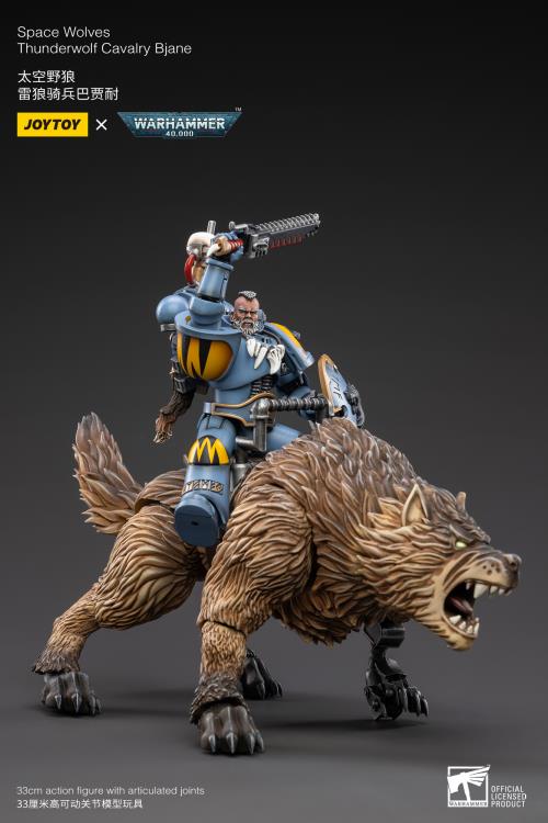 Warhammer 40K-  Space Wolves - Thunderwolf Cavalry Bjane