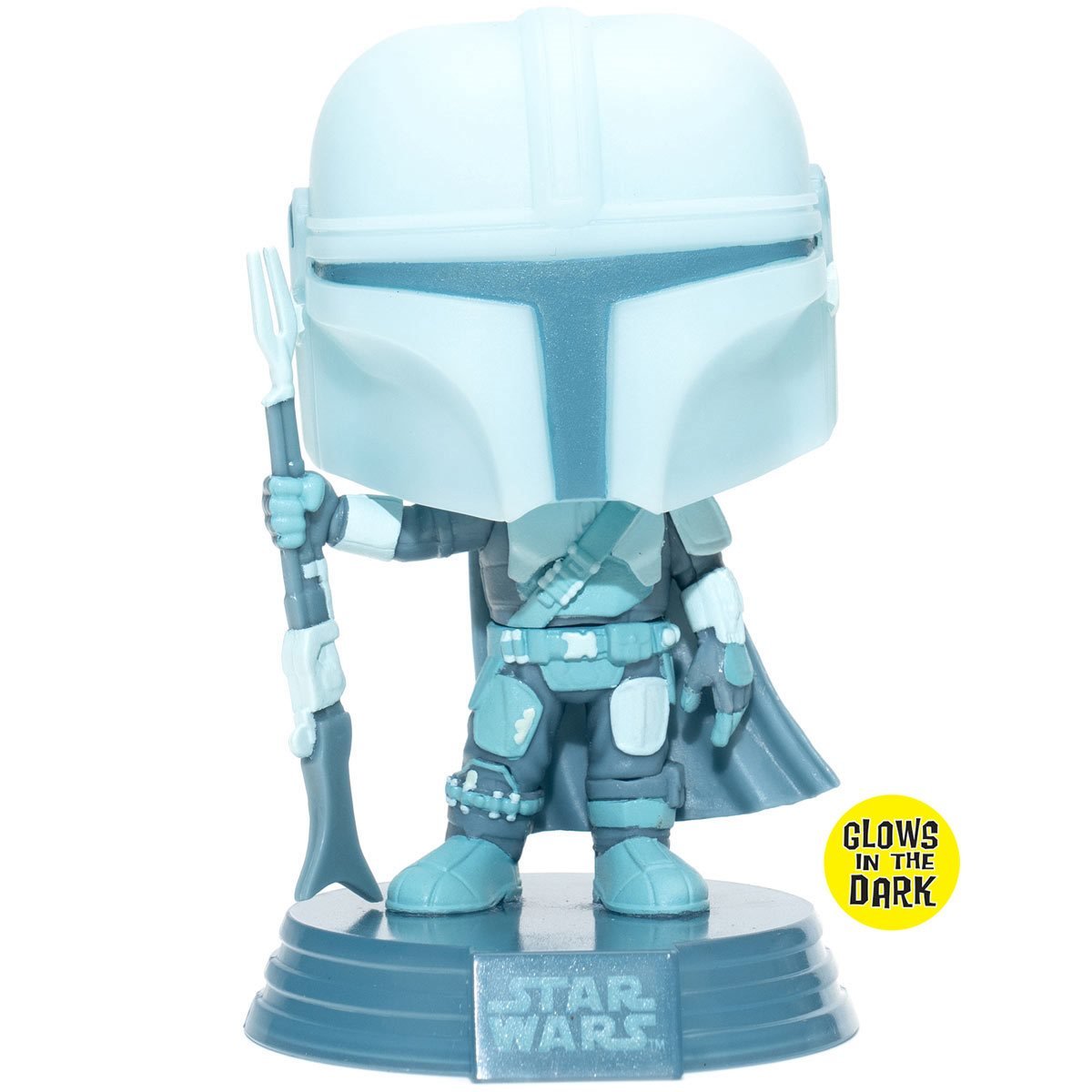 Star Wars: The Mandalorian Hologram Glow-in-the-Dark Pop! Vinyl Figure - Exclusive