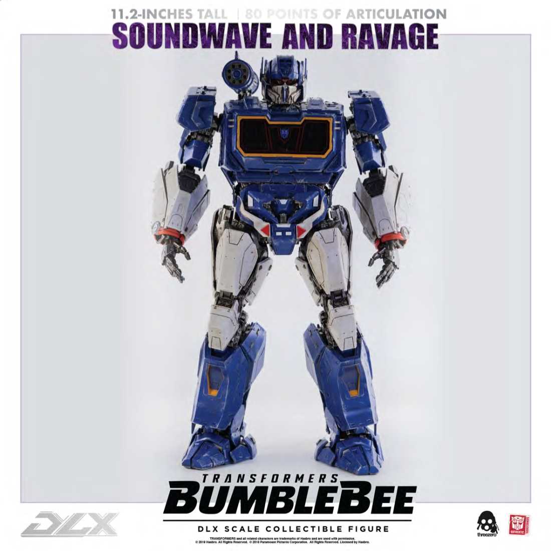 Threezero - Soundwave and Ravage Bumblebee Transformers DLX Scale Collectible