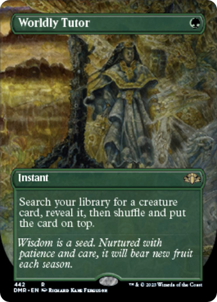 Worldly Tutor (Borderless) DMR - 442