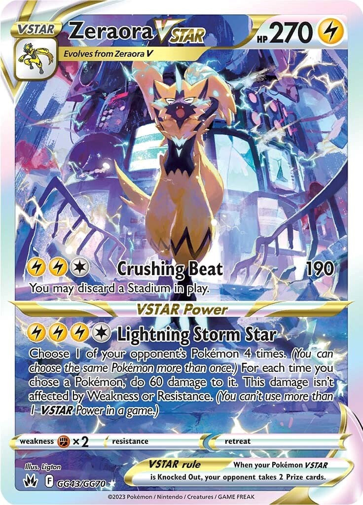 Zeraora VSTAR CRZ:GG - GG43/GG70