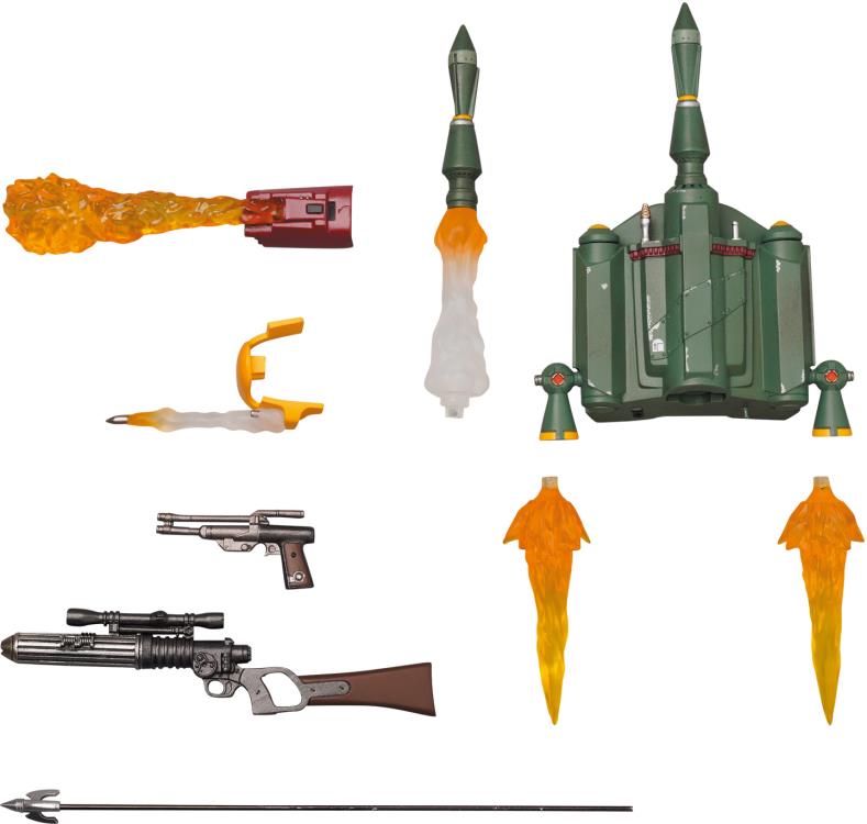 The Mandalorian MAFEX #201 Boba Fett - Recovered Armor