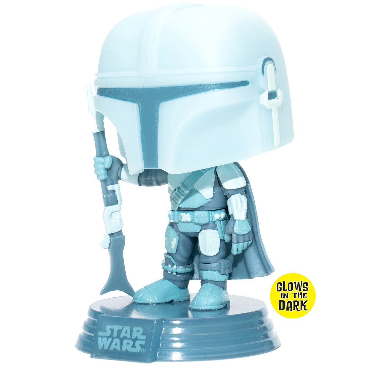 Star Wars: The Mandalorian Hologram Glow-in-the-Dark Pop! Vinyl Figure - Exclusive
