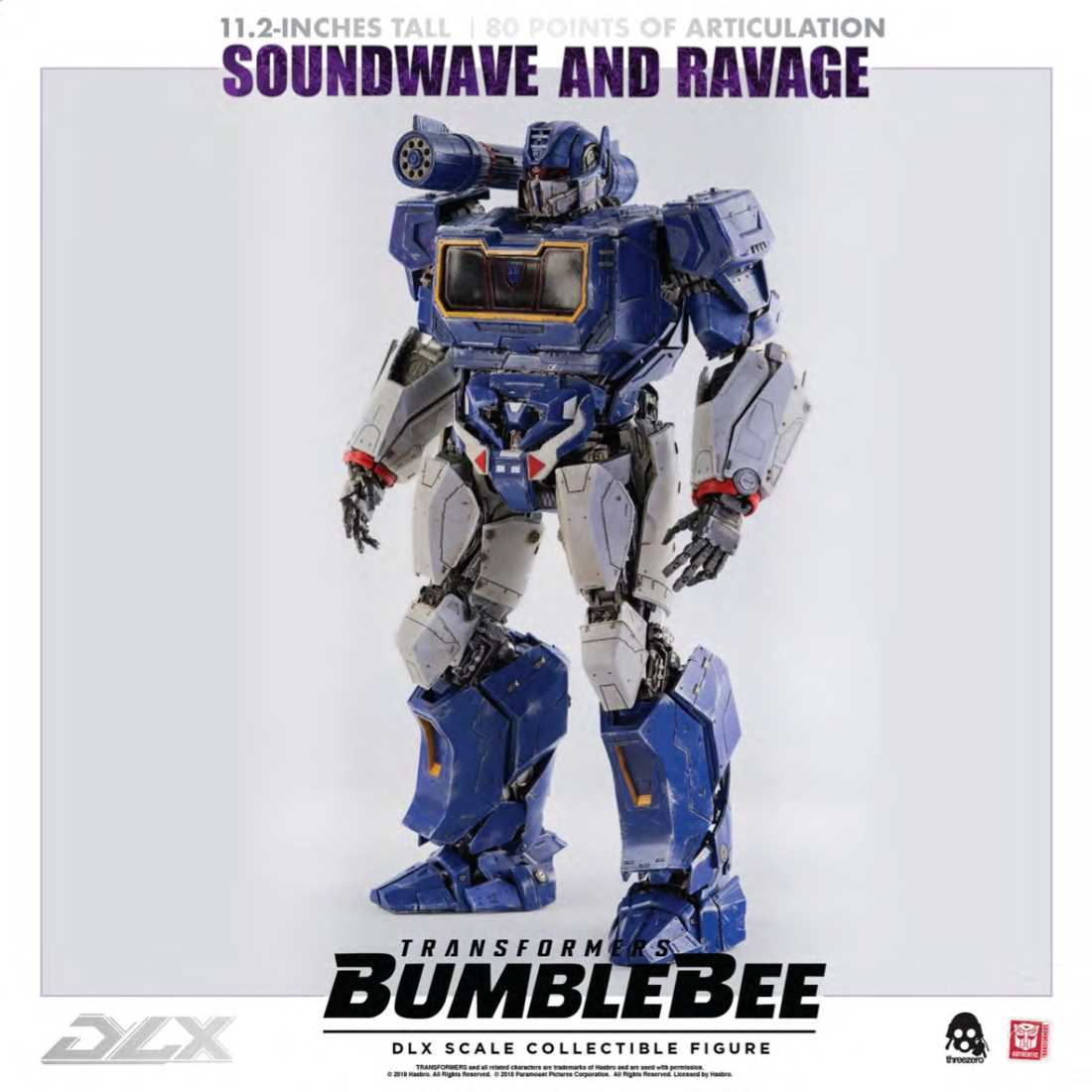 Threezero - Soundwave and Ravage Bumblebee Transformers DLX Scale Collectible