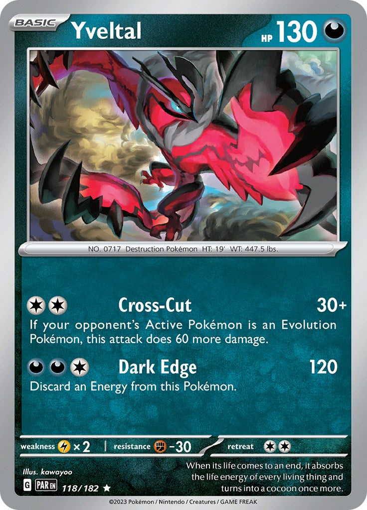Yveltal - 118/182 PAR - 118/182