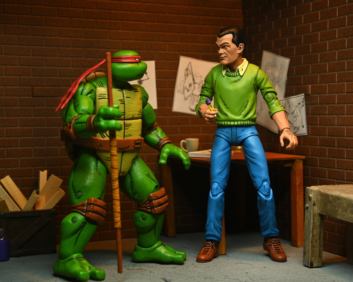 Teenage Mutant Ninja Turtles (Mirage Comics) - 7” Scale Action Figure – Kirby