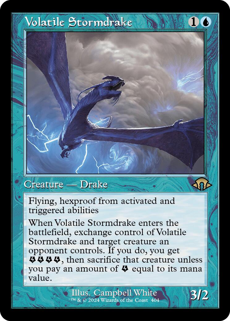 Volatile Stormdrake (Retro Frame) MH3 - 404