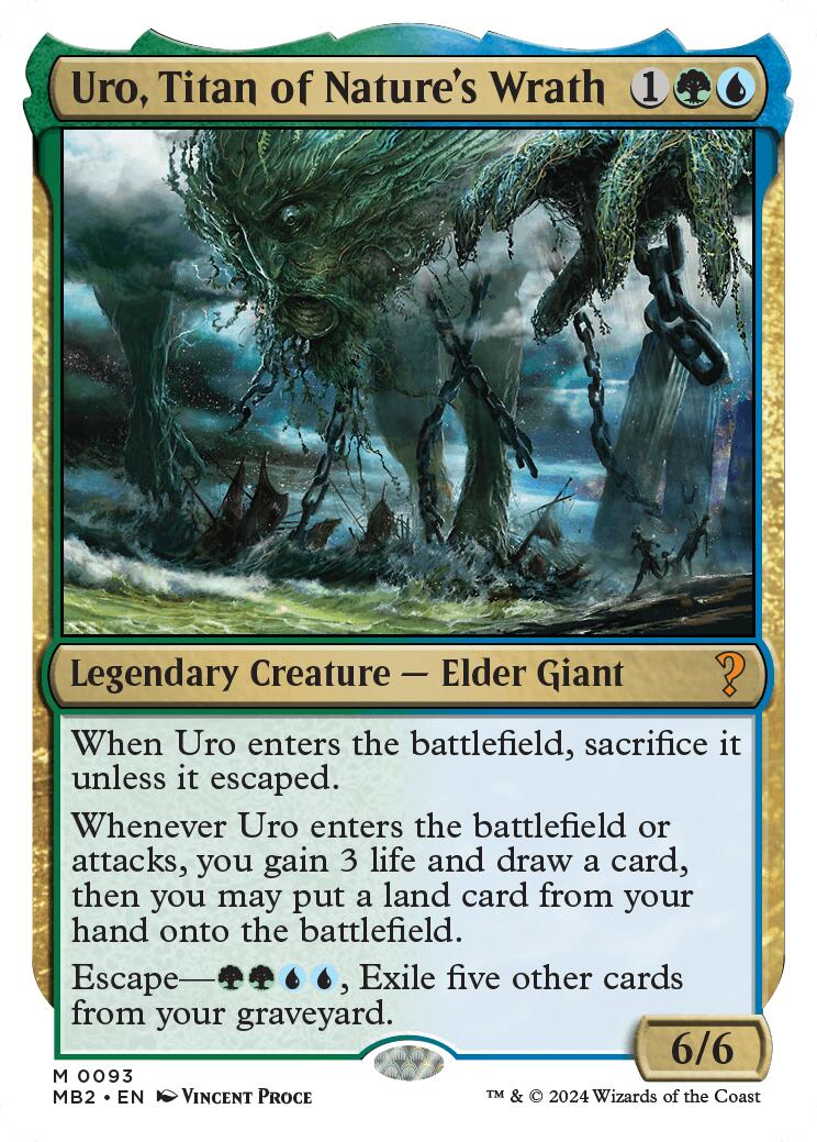 Uro, Titan of Nature's Wrath (White Border) MB2 - 93
