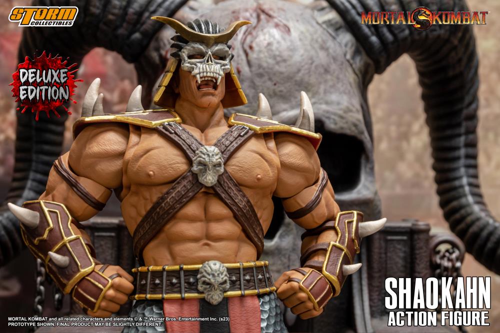 Storm Collectibles - Mortal Kombat Shao Kahn - Deluxe - 1/12 Scale (Sub-Par Packaging)