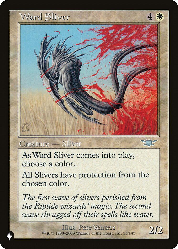 Ward Sliver LIST - 25/145